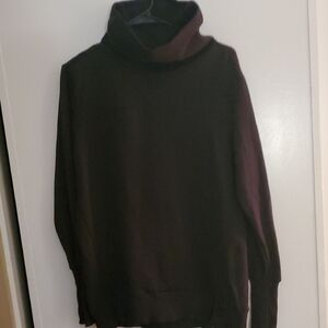 New Athletic Works Men's Dark Bkack Turtleneck Sweater